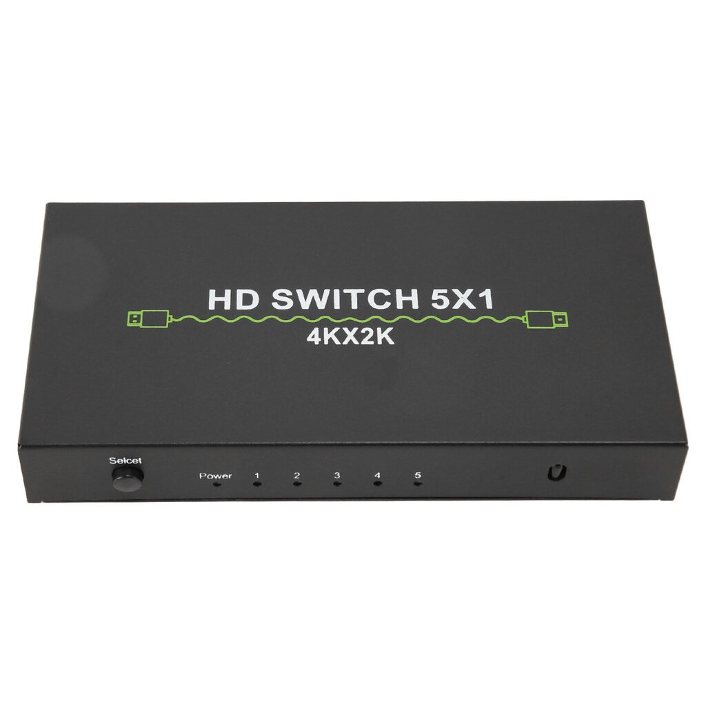 5 In 1 Out Sound Switcher 4k 30Hz HD Switcher tietokoneisiin kannettaviin digisovittimiin Smart Boxeihin 100-240V UK Plug hinta ja tiedot | Stereojärjestelmät | hobbyhall.fi