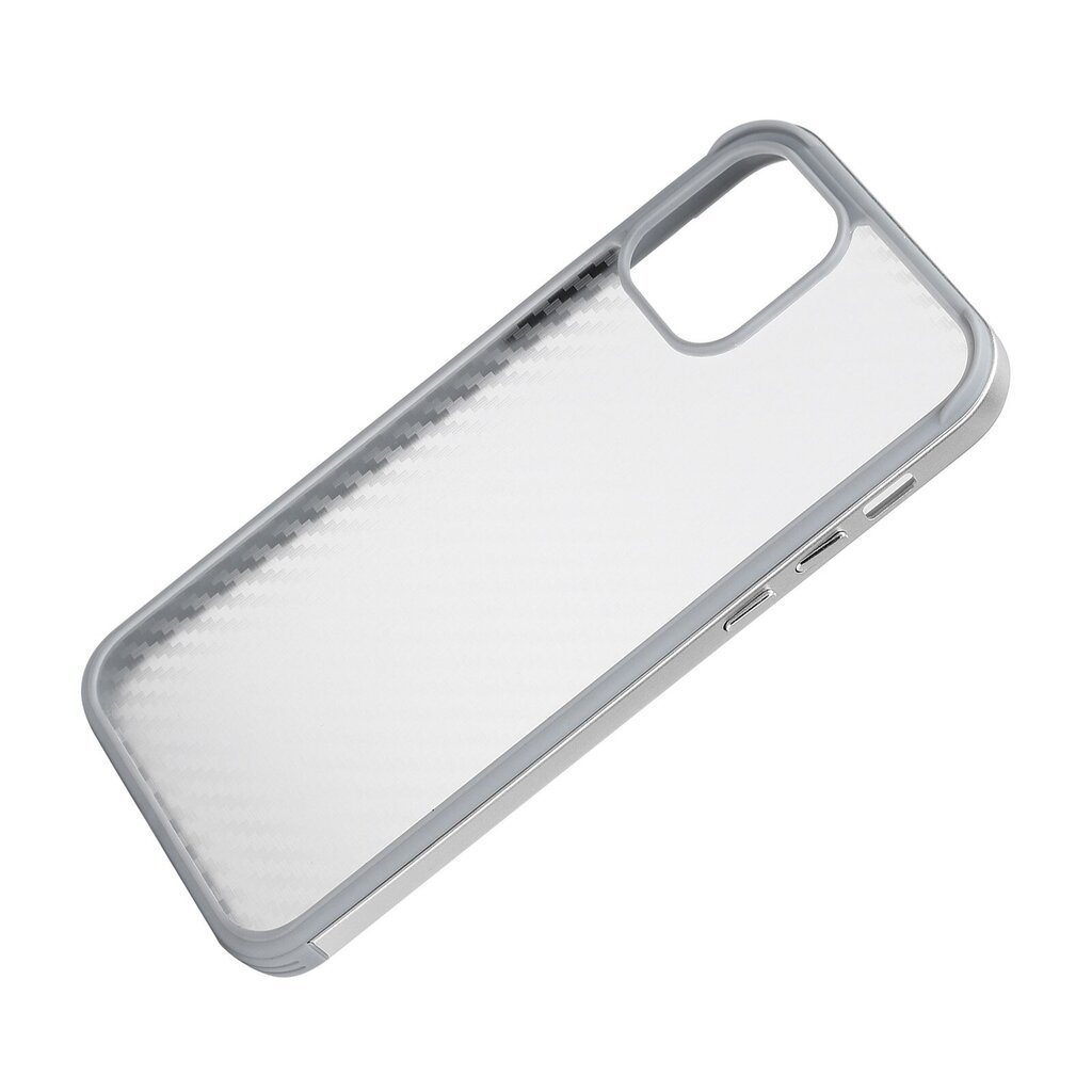 SULADA matkapuhelin peittää kuiturakenteen metallikehyksen koko rungon suojakuoren iPhone 12/12PROElegant Silver -puhelimelle hinta ja tiedot | Puhelimen kuoret ja kotelot | hobbyhall.fi