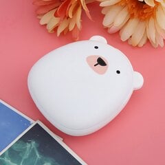 Kannettava söpö eläinmuotoinen USB-ladattava käsienlämmitin Mini Power Bank kotitoimistokäyttöön Ice Bear hinta ja tiedot | Lämmittimet | hobbyhall.fi