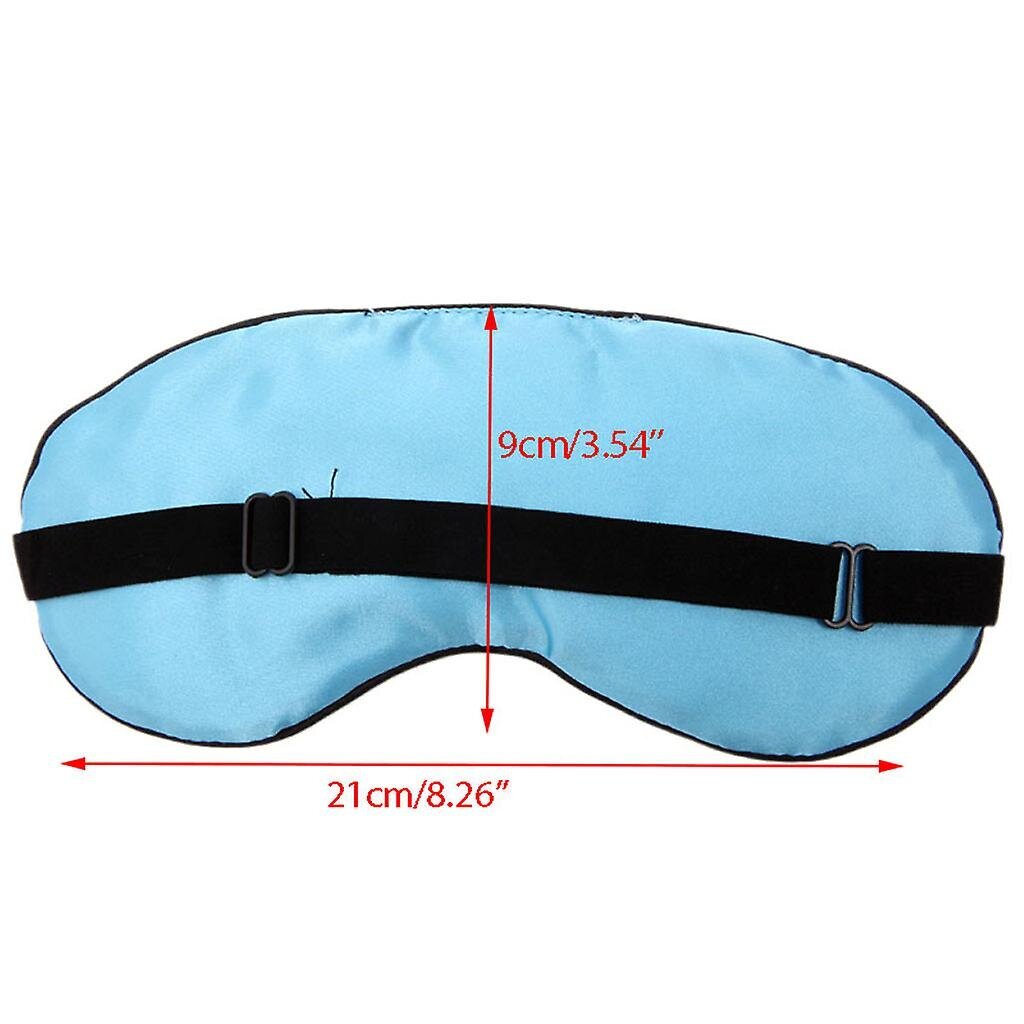 1kpl Uusi Pure Silk Sleep Eye Eye Mask pehmustettu varjosuoja Travel Relax Aid Blindfold hinta ja tiedot | Suuhygienia | hobbyhall.fi