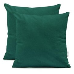 DecoKing Amber -tyynyliina 2 kpl, vihreä, 40 x 40 cm hinta ja tiedot | Koristetyynyt ja tyynynpäälliset | hobbyhall.fi