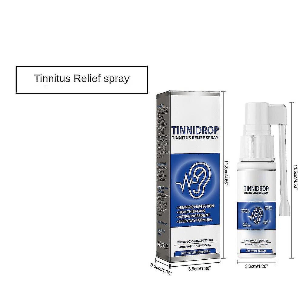 Tinnitrop Tinnitus Relief Spray Anti Tinnitus Blockage Cochlear Spray hinta ja tiedot | Apuvälineet | hobbyhall.fi