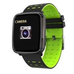 Vedenpitävä nopeusvalvonta Sports Step Watch Rannekoru Bluetooth Smart Ranneke Musta Vihreä hinta ja tiedot | Älykellot | hobbyhall.fi