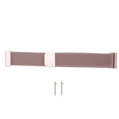 Yleinen kellon ranneke 18 mm ruostumattomasta teräksestä magneettinen absorptiosilmukka metalliverkko pikakiinnitys kellon rannekkeen vaihtohihna Asus Zenwatch 2 Rose Goldille hinta ja tiedot | Älykellot | hobbyhall.fi