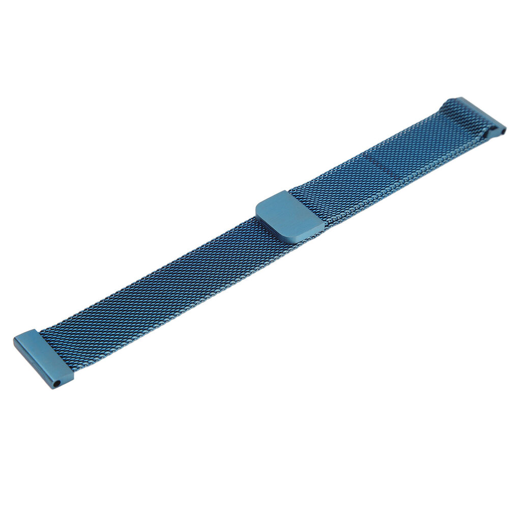 Yleinen kellon ranneke 18mm ruostumattomasta teräksestä magneettinen absorptiolenkki metalliverkko pikakiinnitys kellon rannekkeen vaihtohihna Asus Zenwatch 2 Blue hinta ja tiedot | Älykellot | hobbyhall.fi