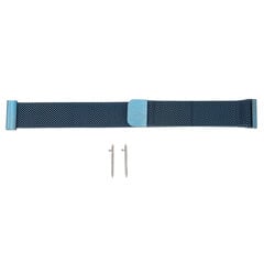 Yleinen kellon ranneke 18mm ruostumattomasta teräksestä magneettinen absorptiolenkki metalliverkko pikakiinnitys kellon rannekkeen vaihtohihna Asus Zenwatch 2 Blue hinta ja tiedot | Älykellot | hobbyhall.fi