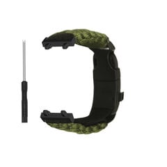 Koskee Huami Amazfit T-Rex 2 -monitoimilaitetta Outdoor Survival Tactical Tarranauhalla säädettävällä hihnalla Army Green hinta ja tiedot | Älykellot | hobbyhall.fi