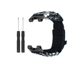 Koskee Huami Amazfit T-Rex/T-Rex pro -monitoimisia Outdoor Survival Tactical -tarranauhalla säädettävää mustavalkoista naamiointia hinta ja tiedot | Älykellot | hobbyhall.fi