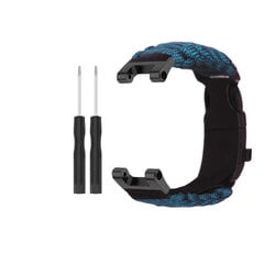 Koskee Huami Amazfit T-Rex/T-Rex pro -monitoimitoimintoa Outdoor Survival Tactical Tarranauhalla säädettävällä hihnalla Midnight Blue hinta ja tiedot | Älykellot | hobbyhall.fi