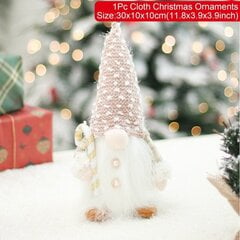 -1 Gnome Christmas Faceless Doll Light Hyvää Joulua Sisustus kotiin 2023 Joulukoristeet Xmas Navidad Natal Lahjat Uusi vuosi hinta ja tiedot | Joulukoristeet | hobbyhall.fi