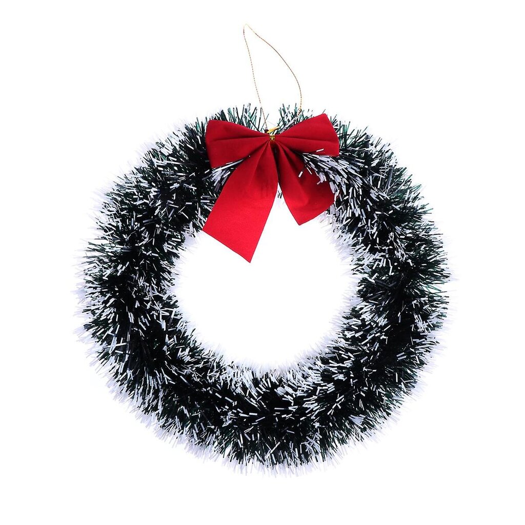 Outdoor Decor Tinsel Garland Christmas Christmas Reef Mini jouluseppele etuoven seppele jouluseppele rusetti hinta ja tiedot | Joulukuuset ja kranssit | hobbyhall.fi