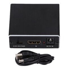 4Kx2K Audio Extractor HD Multimedia Interface 3.5mm Stereo Video ja Audio Extractor Muunnin hinta ja tiedot | Stereojärjestelmät | hobbyhall.fi