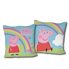 Peppa -koristetyyny 40 x 40 cm hinta ja tiedot | Koristetyynyt ja tyynynpäälliset | hobbyhall.fi