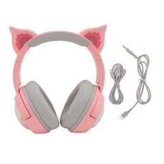 Cat Ear langattomat kuulokkeet ONIKUMA B5 Bluetooth5.3 RGB LED -pelikuulokkeelle Söpöt kevyet langattomat kuulokkeet Win7 8 8.1 10:lle hinta ja tiedot | Kuulokkeet | hobbyhall.fi