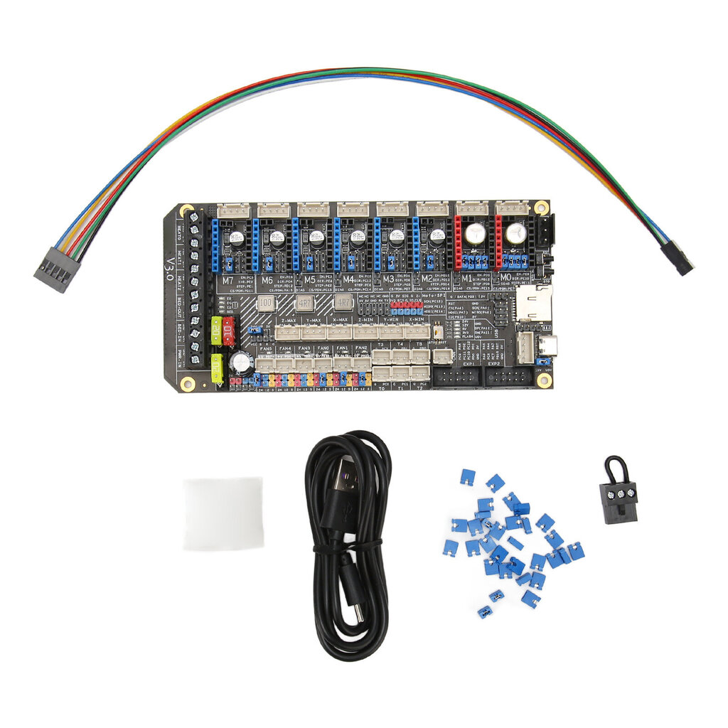 V3.0 ohjauskortti 32-bittinen 180 MHz STM32F446 Chip 8 Stepper -ohjaintuki 3D-tulostimen hiljainen kortti RasPi-vaihtoa varten hinta ja tiedot | Tulostustarvikkeet | hobbyhall.fi