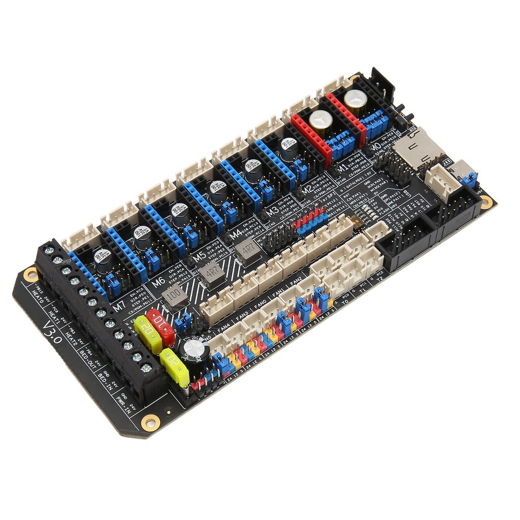 V3.0 ohjauskortti 32-bittinen 180 MHz STM32F446 Chip 8 Stepper -ohjaintuki 3D-tulostimen hiljainen kortti RasPi-vaihtoa varten hinta ja tiedot | Tulostustarvikkeet | hobbyhall.fi