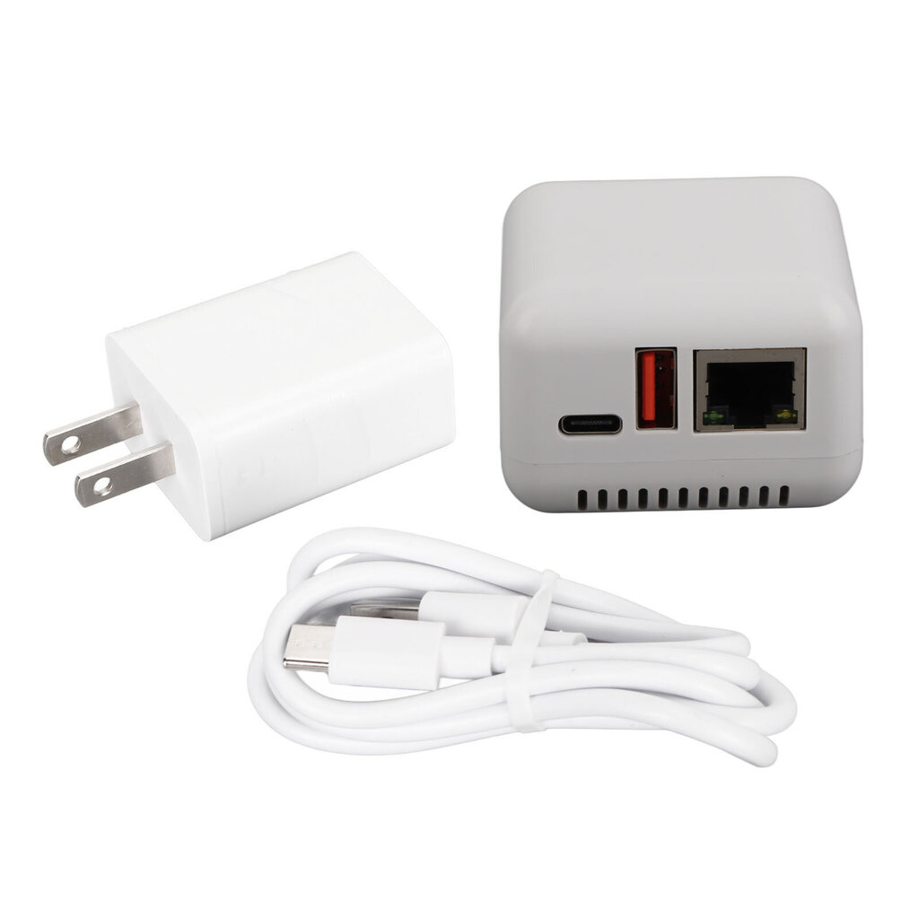 USB 2.0 -verkkotulostuspalvelin 5 V LAN Print Share Server Langaton tulostuspalvelin Windows XP:lle Androidille Linux 3.4 100-240 V US Plug hinta ja tiedot | Tulostustarvikkeet | hobbyhall.fi