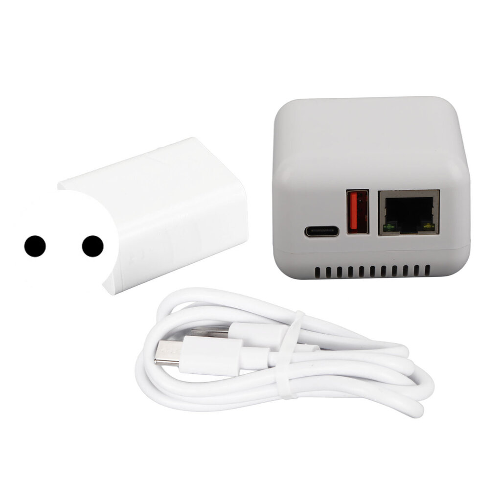 USB 2.0 -verkkotulostuspalvelin 5 V LAN Print Share Server Langaton tulostuspalvelin Windows XP:lle Androidille Linux 3.4 100-240 V EU Plug hinta ja tiedot | Tulostustarvikkeet | hobbyhall.fi