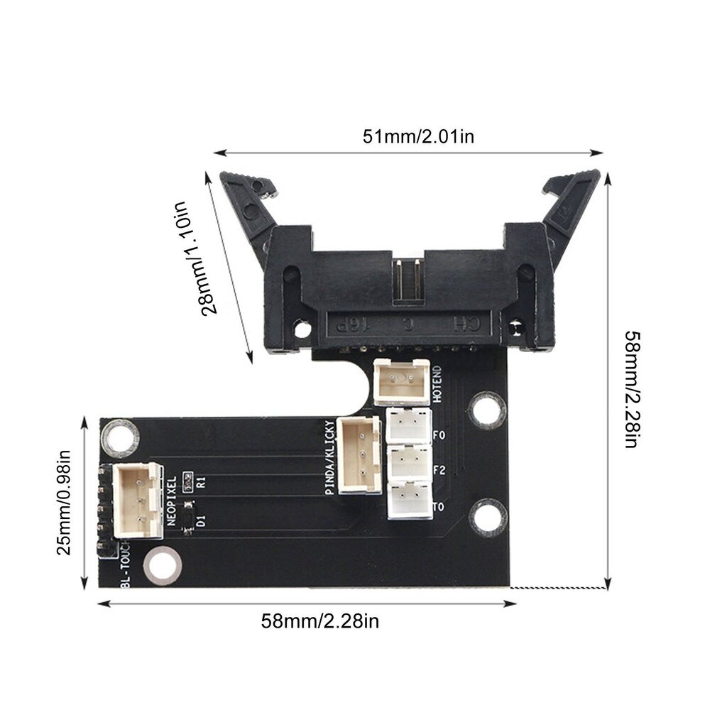 for Vyper Touch Adapter Board Professional CDE-version 3D-tulostinsovitinkortin liitin hinta ja tiedot | Tulostustarvikkeet | hobbyhall.fi