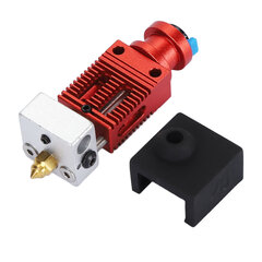 Creality for Ender 3 Hotend Metal 3D Koottu ekstruuderi Hotend MK8 suuttimen silikonikuorella CR10S:lle Ender 3 -sarjalle hinta ja tiedot | Tulostustarvikkeet | hobbyhall.fi