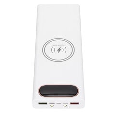 L10 10x18650 DIY Power Bank 22,5 W Pikalataus 15 W Langaton lataus Akkukotelo LCD-näytöllä ja Micro Type C InputWhite hinta ja tiedot | Puhelimen kuoret ja kotelot | hobbyhall.fi