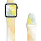 Kukkapainettu älykellon ranneke Pehmeä silikoninen urheilukellon ranneke Iwatch 7 Series Maple Color 38/40/41MM hinta ja tiedot | Älykellot | hobbyhall.fi