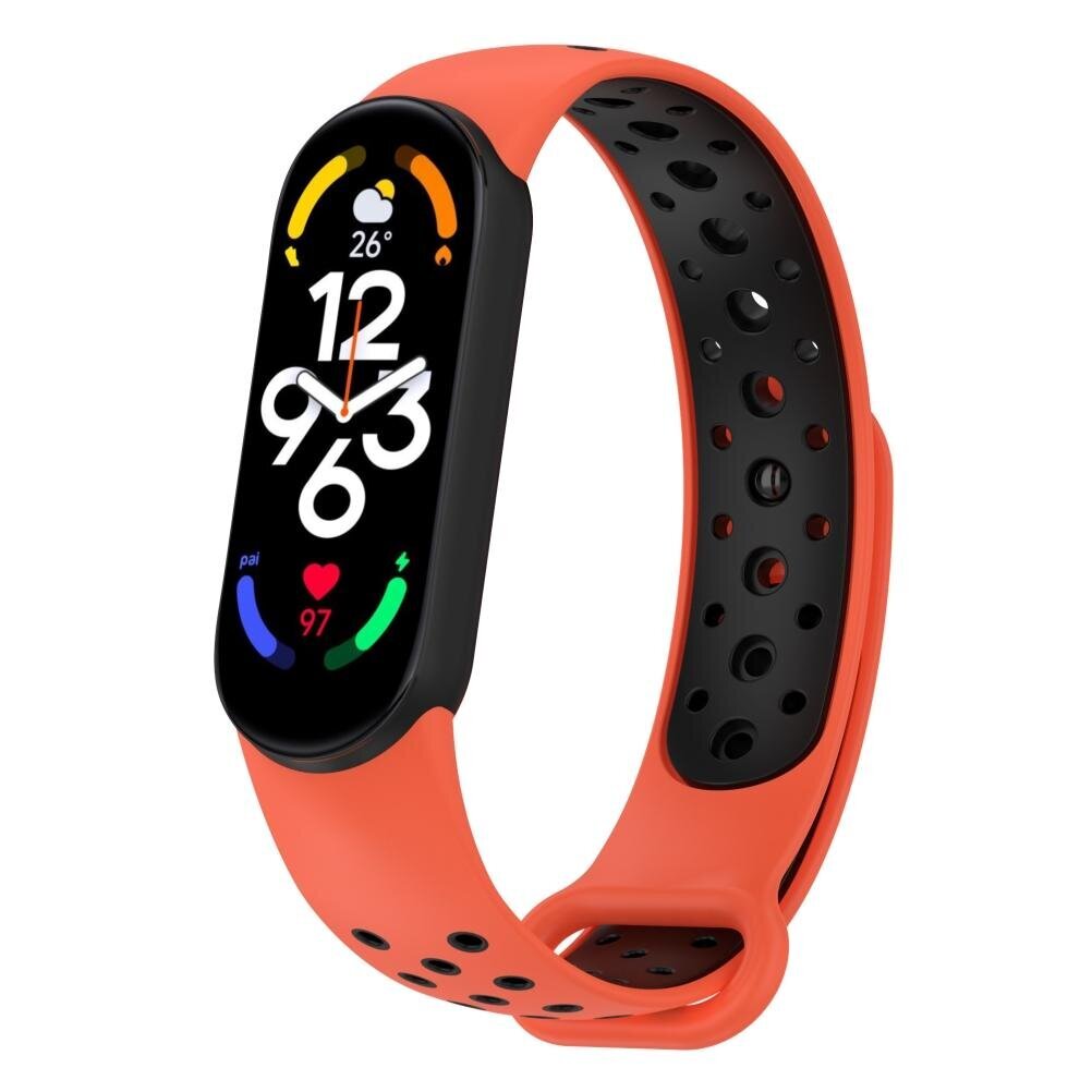 Vaihtohihnat, jotka ovat yhteensopivat Xiaomi Band 7 -pehmeiden silikonirannekkeiden kanssa, säädettävä rannehihna naisille miehille hinta ja tiedot | Älykellot | hobbyhall.fi