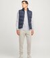 Miesten Jack & Jones collegepaita 12263858*01, vaalean harmaa/lig 5715610008685 hinta ja tiedot | Miesten kauluspaidat | hobbyhall.fi