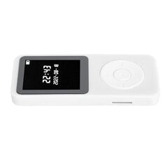 MP3-soitin Bluetooth 5.0 1,77 tuuman LCD-näyttö Sisäänrakennettu HD-kaiutin Kannettava HiFi-musiikkisoitin FM-radionauhurilla Herätyskello Valkoinen 8G-muistikortilla hinta ja tiedot | MP3-soittimet, MP4-soittimet | hobbyhall.fi