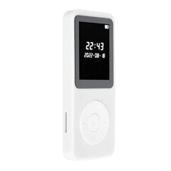 MP3-soitin Bluetooth 5.0 1,77 tuuman LCD-näyttö Sisäänrakennettu HD-kaiutin Kannettava HiFi-musiikkisoitin FM-radionauhurilla Herätyskello Valkoinen 8G-muistikortilla hinta ja tiedot | MP3-soittimet, MP4-soittimet | hobbyhall.fi