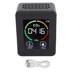 Ilmanlaatumittari USB-ladattava kannettava lämpötila- ja kosteusmittari CO2-ilmaisun luokkahuoneisiin ravintoloihin hinta ja tiedot | MP3-soittimet, MP4-soittimet | hobbyhall.fi