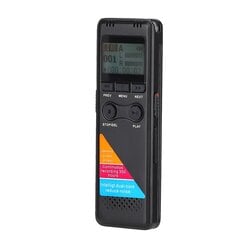 MP3 MP4 8GB 3.5mm Stereo LCD-näyttö Kannettava HD USB Audio Äänitallennin tallennuskynä hinta ja tiedot | MP3-soittimet, MP4-soittimet | hobbyhall.fi