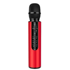 M6 Bluetooth mikrofoni mikrofoni audio integroitu mikrofoni karaoke artefakti karaoke harjoitusmikrofoni punainen hinta ja tiedot | Kelloradiot ja herätyskellot | hobbyhall.fi