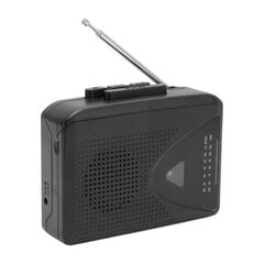 Kasettisoitin Retro Stereo 2 -latausmenetelmät Kannettava nauhasoitin kirkkaalla kaiuttimella sisäkäyttöön, ulkokäyttöön, musta hinta ja tiedot | Kelloradiot ja herätyskellot | hobbyhall.fi