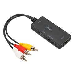 HD Video Converter Box RCA ja AV sekä komposiitti-HD Multimedia Interface Video Sound Converter -sovitin hinta ja tiedot | Stereojärjestelmät | hobbyhall.fi