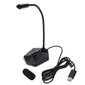 TAIDU TSP201 Tietokonemikrofoni USB Omnidirectional Condenser Desktop Pelimikrofoni PC LaptopBlack hinta ja tiedot | Stereojärjestelmät | hobbyhall.fi