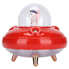 UFO Cute Mini Ilmankostutin 500 ml Double Suuttimet Pieni Cool Mist Ilmankostutin toimistomatkoille Makuuhuone Vauvanhuone CarRed hinta ja tiedot | Stereojärjestelmät | hobbyhall.fi