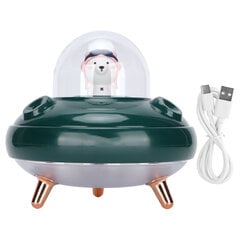 UFO Cute Mini Ilmankostutin 500 ml Double Suuttimet Pieni Cool Mist Ilmankostutin toimistomatkoille Makuuhuone Vauvanhuone CarGreen hinta ja tiedot | Stereojärjestelmät | hobbyhall.fi