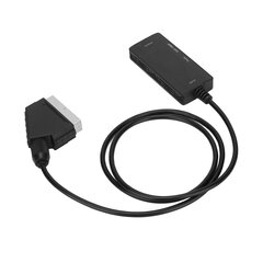 SCART-HD-multimedialiitäntämuunnin Full HD 720P/1080P -videomuunnin USB-virtajohdolla hinta ja tiedot | Stereojärjestelmät | hobbyhall.fi