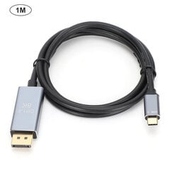 T0404 High Definition -videokaapeli Type C - Displayport 8K 1.4 Engineering Adapter Wire1m hinta ja tiedot | Stereojärjestelmät | hobbyhall.fi