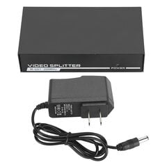 VGA Splitter 2 Port 1920X1440 200MHz 1 in 2 Out VGA Video Splitter näytön monistamiseen 100-240V hinta ja tiedot | Stereojärjestelmät | hobbyhall.fi