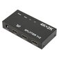 HD Multimedia Interface Splitter 1 in 2 Out 4K 2K Duplicate Mirror Screen Video Switcher verkkovirtasovittimella TV:lle 100-240 V US Plug hinta ja tiedot | Stereojärjestelmät | hobbyhall.fi