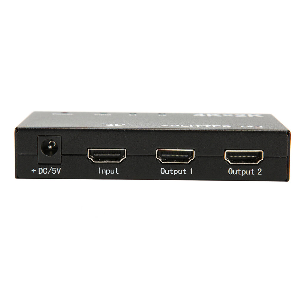 HD Multimedia Interface Splitter 1 in 2 Out 4K 2K Duplicate Mirror Screen Video Switcher verkkovirtasovittimella TV:lle 100-240 V US Plug hinta ja tiedot | Stereojärjestelmät | hobbyhall.fi