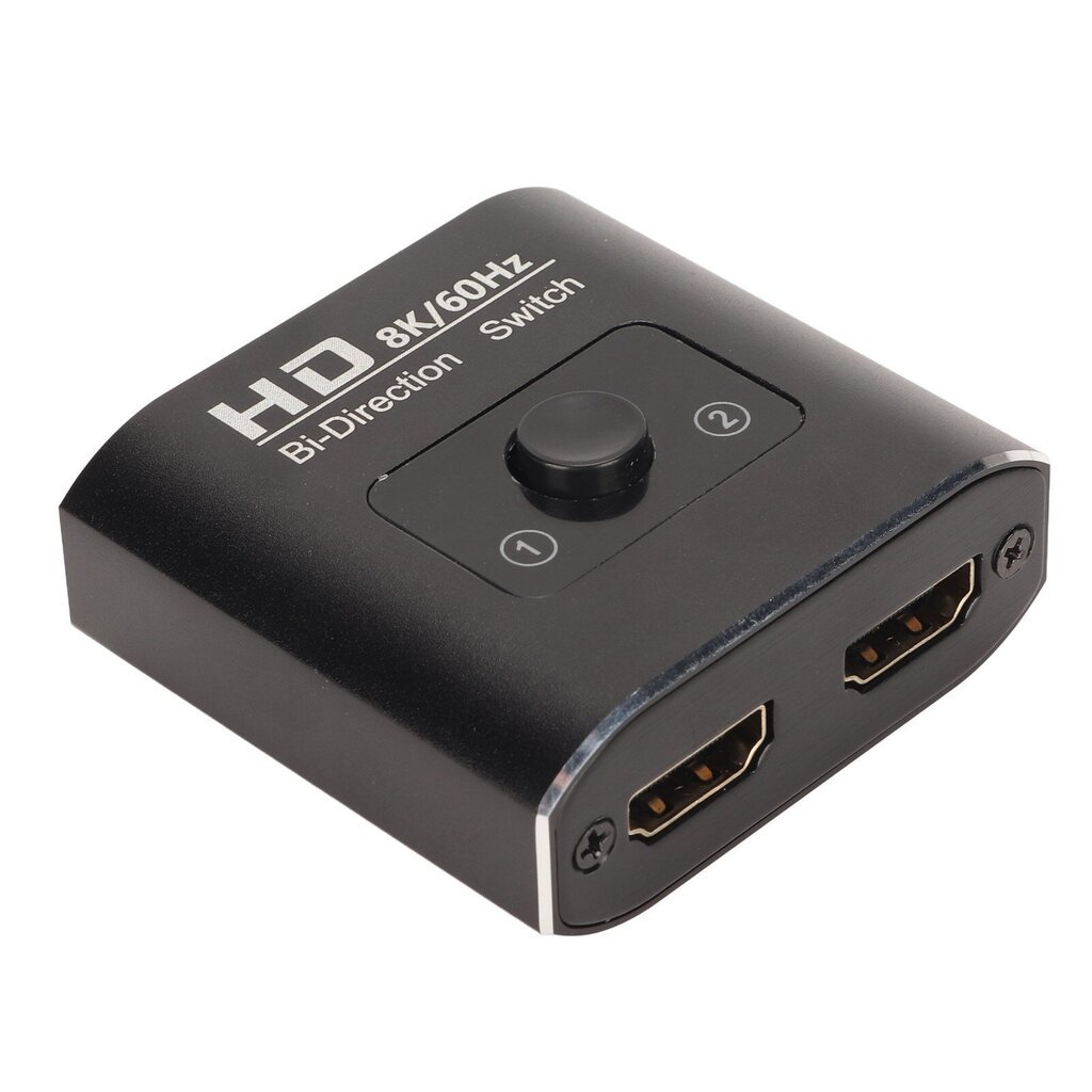 8K HD Multimedia Interface Switcher 2 in 1 Out HD Video Splitter 1 in 2 Out Bi Direction Switcher hinta ja tiedot | Stereojärjestelmät | hobbyhall.fi