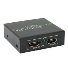 HD Multimedia Interface Splitter 1 in 2 Out 4K 30Hz alumiiniseoksesta Screen Splitter 100-240VAU Plug hinta ja tiedot | Stereojärjestelmät | hobbyhall.fi