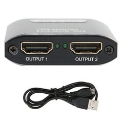 HD Multimedia Interface 1 in 2 Out Splitter 4K X 2K Full HD1080P Splitter Xbox-tietokoneelle hinta ja tiedot | Stereojärjestelmät | hobbyhall.fi