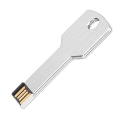 Näppäinmuotoinen USB-muistitikku USB-muistilevy USB-muistitikku tietokoneeseen Käytä Silver64GB hinta ja tiedot | Stereojärjestelmät | hobbyhall.fi