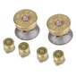 6 kpl Gold Metal Bullet Buttons & Thumbstick Mod Kit PS4-ohjaimelle hinta ja tiedot | Stereojärjestelmät | hobbyhall.fi