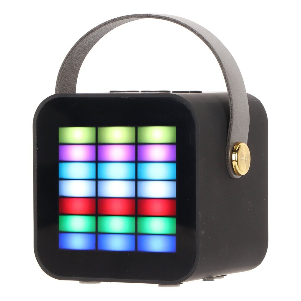 Lasten minikaraokekone BT 5.3 LED-valotehosteilla langaton Bluetooth-kaiutin ja 2 mikrofonia juhliin hinta ja tiedot | Stereojärjestelmät | hobbyhall.fi