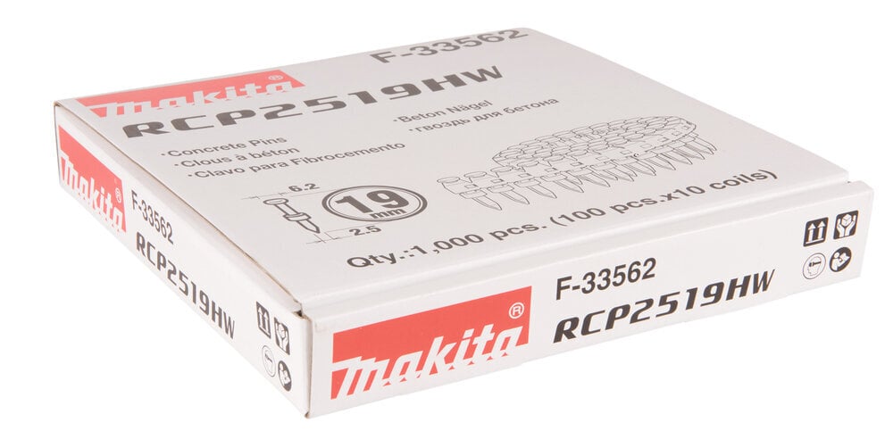 F-33562 Betoninaula 19 mm Makita hinta ja tiedot | Käsityökalut | hobbyhall.fi